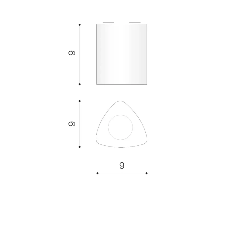 Spot aparent DARIO, alb, finisaj mat, 230V, GU10, 1x40W, IP20 2