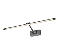 Aplică DAVINCI, crom negru, finisaj strălucitor, 230V, LED, 1x20W, 607lm, 3100K, CRI ≥90, IP20