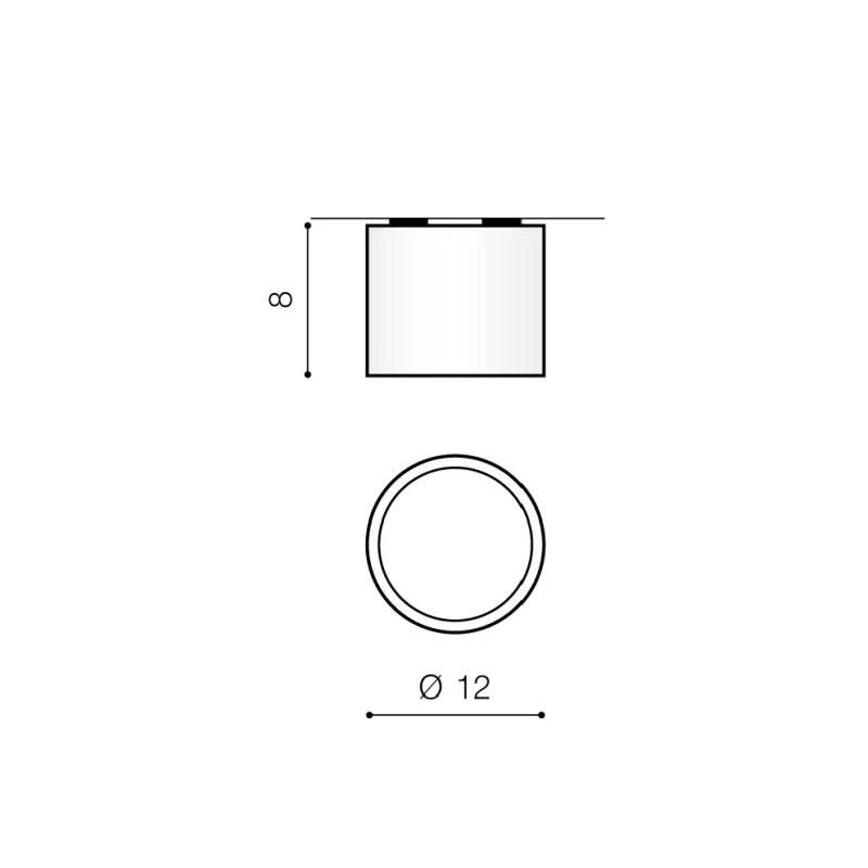 Spot aparent ECO, negru, finisaj mat, 230V, ES111 + GU10, 1x50W, IP20 2
