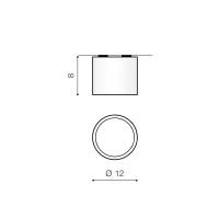 Spot aparent ECO, crom, finisaj strălucitor, 230V, ES111 + GU10, 1x50W, IP20 2