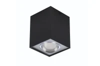 Spot aparent ELOY, negru, finisaj mat, 230V, GU10, 1x40W, IP20