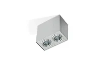 Spot aparent ELOY, aluminiu, finisaj periat, 230V, GU10, 2x40W, IP20