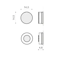 Aplică ENOK 3000K, gri închis, finisaj mat, 230V, LED, 1x10W, 486lm, 2900K, CRI ≥80, IP65 2