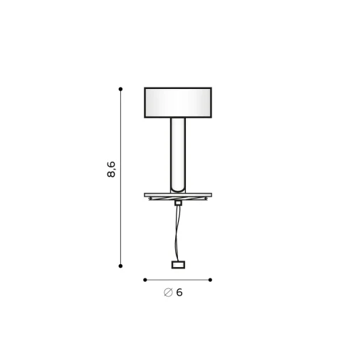 Accesoriu EREBUS, alb, finisaj mat, 230V, GU10, 1x40W, IP20