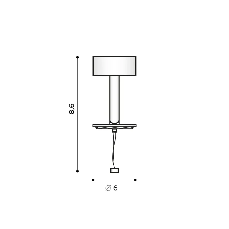 Accesoriu EREBUS, alb, finisaj mat, 230V, GU10, 1x40W, IP20 2