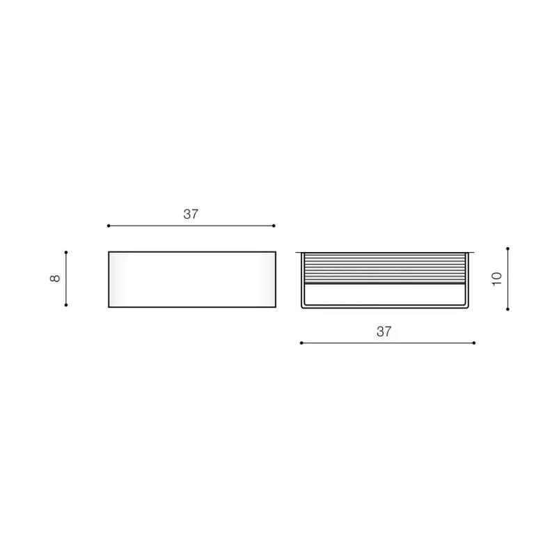 Aplică FELIX L, alb, finisaj mat, 230V, LED, 1x12W, 245lm, 3000K, CRI ≥80, IP20 2