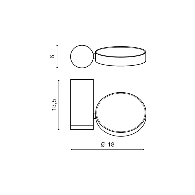 Spot GALENA, alb, finisaj mat, 230V, LED, 1x11W, 998lm, 3000K, CRI ≥80, IP20 2