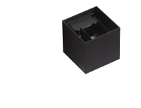 Aplică GAMBINO, negru, finisaj mat, 230V, LED, 2x6W, 303lm, 3000K, CRI ≥80, IP54