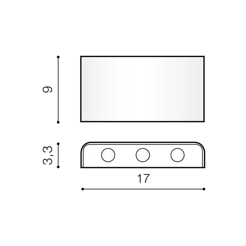 Aplică GINNO, aluminiu, finisaj periat, 230V, LED, 6x7W, 440lm, 3000K, CRI ≥80, IP20 2