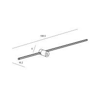 Aplică GRAZIANO, alb, finisaj mat, 230V, LED, 1x16W, 1280lm, 3000K, CRI ≥80, IP20 2