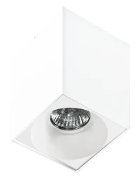 Spot aparent HUGO, alb, finisaj mat, 230V, GU10, 1x40W, IP20