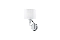 Aplică IMPRESS, alb, finisaj textil, 230V, E27, 1x60W, IP20