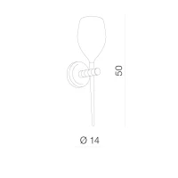 Aplică IZZA, olive, finisaj mat, 12V, G4, 1x20W, IP20 2