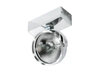 Spot aparent JERRY, crom, finisaj strălucitor, 12V, AR111+ G5.3, 1x20W / 50W, Dimm, IP20