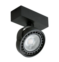 Spot aparent JERRY, negru, finisaj mat, 230V, ES111 + GU10, 1x50W, IP20