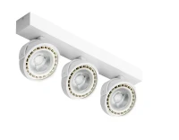 Spot aparent JERRY, alb, finisaj mat, 230V, ES111 + GU10, 3x50W, IP20