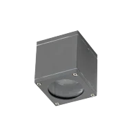 Aplică JOE, gri închis, finisaj mat, 230V, GU10, 1x40W, IP54