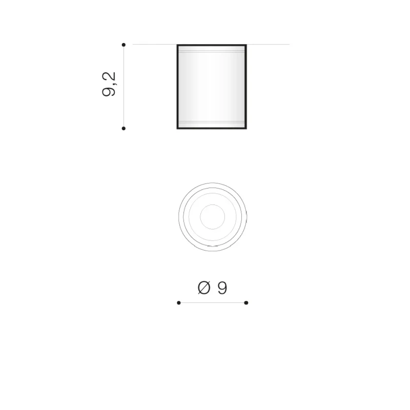 Spot aparent JOE, gri închis, finisaj mat, 230V, GU10, 1x40W, IP54 2
