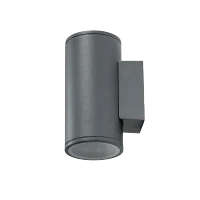 Aplică JOE, gri închis, finisaj mat, 230V, GU10, 2x40W, IP54