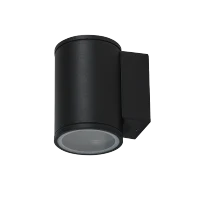 Aplică JOE, negru, finisaj mat, 230V, GU10, 1x40W, IP54