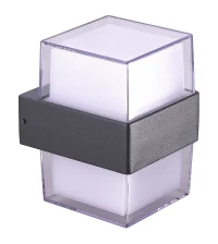 Aplică LARS 4000K, gri închis, finisaj mat, 230V, LED, 2x13W, 860lm, 4200K, CRI ≥80, IP44