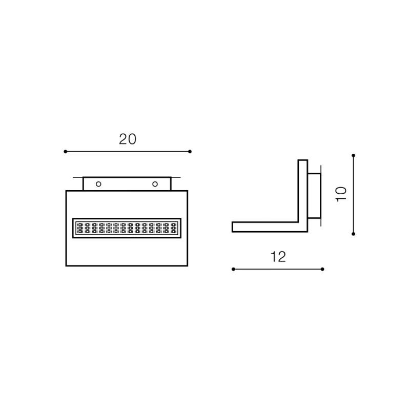 Aplică LATONA, alb, finisaj mat, 230V, LED, 1x0,01W, 732lm, 2900K, CRI ≥80, IP20 2