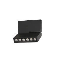 Spot aparent LEON, negru, finisaj mat, 230V, LED, 1x12W, 910lm, 3000K, CRI ≥80, IP20