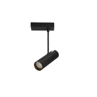 Spot aparent LENS, negru, finisaj mat, 230V, GU10, 1x40W, IP20