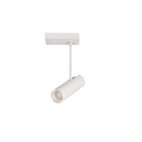 Spot aparent LENS, alb, finisaj mat, 230V, GU10, 1x40W, IP20