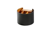 Aplică LETICIA, negru, finisaj mat, 230V, G9, 1x40W, IP20