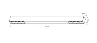 Spot aparent LINELIO, alb, finisaj mat, 230V, LED, 1x40W, 2753lm, 3000-4000-6000K, CRI ≥90, Dimm, CCT, IP20 2