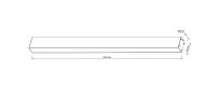 Spot aparent LINELIO, negru, finisaj mat, 230V, LED, 1x90W, 6248lm, 3000-4000-6000K, CRI ≥90, Dimm, CCT, IP20 2