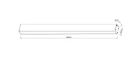 Spot aparent LINELIO, negru, finisaj mat, 230V, LED, 1x24W, 1541lm, 3000-4000-6000K, CRI ≥90, Dimm, CCT, IP20 2