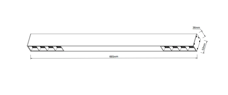 Spot aparent LINELIO, negru, finisaj mat, 230V, LED, 1x24W, 1576lm, 3000-4000-6000K, CRI ≥90, Dimm, CCT, IP20 2
