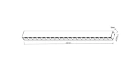 Spot aparent LINELIO, negru, finisaj mat, 230V, LED, 1x90W, 6502lm, 3000-4000-6000K, CRI ≥90, Dimm, CCT, IP20 2