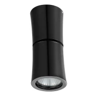 Spot aparent LINO, crom negru, finisaj strălucitor, 230V, GU10, 1x40W, IP20