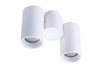 Spot aparent MAKALU, alb, finisaj mat, 230V, GU10, 2x40W, IP20