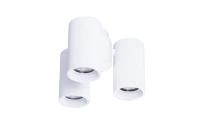 Spot aparent MAKALU, alb, finisaj mat, 230V, GU10, 3x40W, IP20