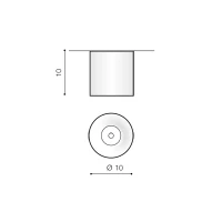 Spot aparent MANE, alb, finisaj mat, 230V, LED, 1x21W, 1794lm, 3000K, CRI ≥90, Dimm, IP20 2