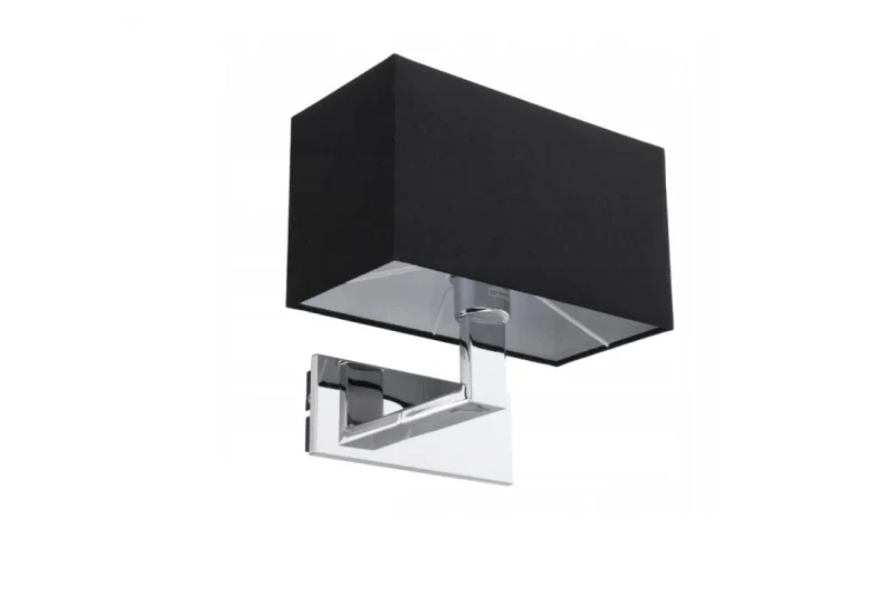 Aplică MARTENS, negru, finisaj textil, 230V, E27, 1x60W, IP20 3