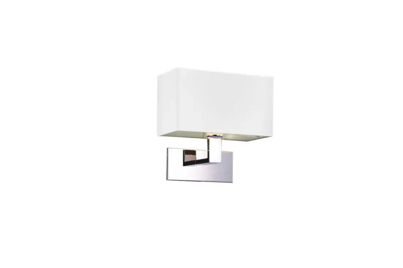 Aplică MARTENS, alb, finisaj textil, 230V, E27, 1x60W, IP20 3