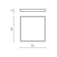 Spot aparent MONZA S 4000K, alb, finisaj mat, 230V, LED, 1x61W, 6392lm, 4200K, CRI ≥80, Dimm, IP20 2