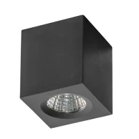 Spot aparent NANO, negru, finisaj mat, 230V, LED, 1x6W, 360lm, 3200K, CRI ≥80, IP20