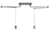 Accesoriu NATALIA, crom, finisaj strălucitor, 230V, E27, 2x60W, IP20