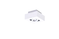 Spot aparent NIKEA, alb, finisaj mat, 230V, GU10, 1x40W, IP20