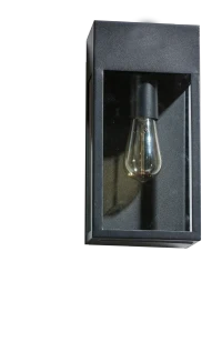 Aplică NIKLAS, negru, finisaj mat, 230V, E27, 1x60W, IP44