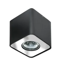Spot aparent NINO, negru, finisaj mat, 230V, GU10, 1x40W, IP20
