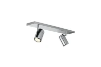Spot NOEMIE, crom, finisaj strălucitor, 230V, GU10, 2x40W, IP44