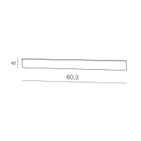 Aplică NORMAN, negru, finisaj mat, 230V, LED, 2x20W, 953lm, 3000K, CRI ≥80, IP20 2
