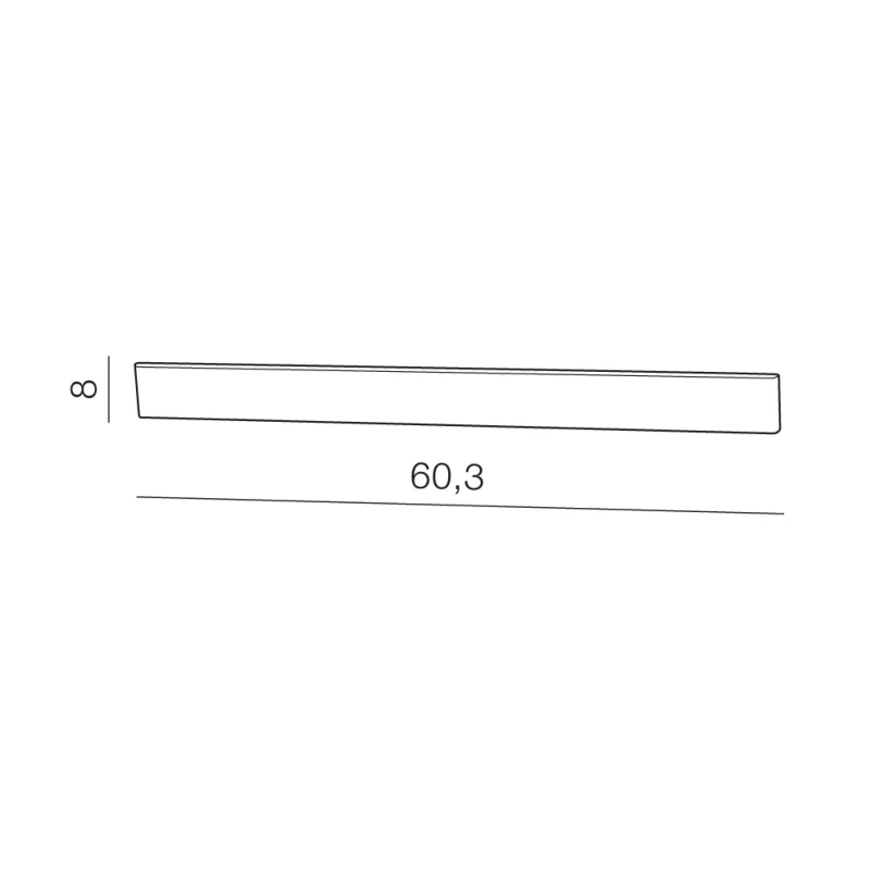 Aplică NORMAN, negru, finisaj mat, 230V, LED, 2x20W, 953lm, 3000K, CRI ≥80, IP20 2